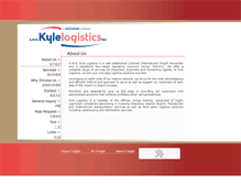 Tablet Screenshot of kylelogistics.ca